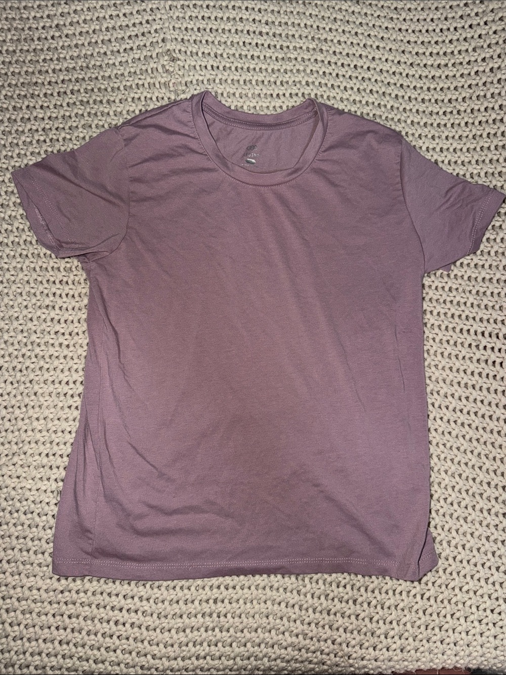 Everyday Crew Tee in Dusty Mauve